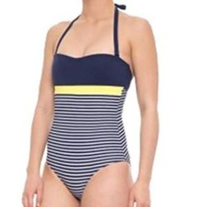 Nip Tuck One Piece Swimsuit Torino Marine O Halter